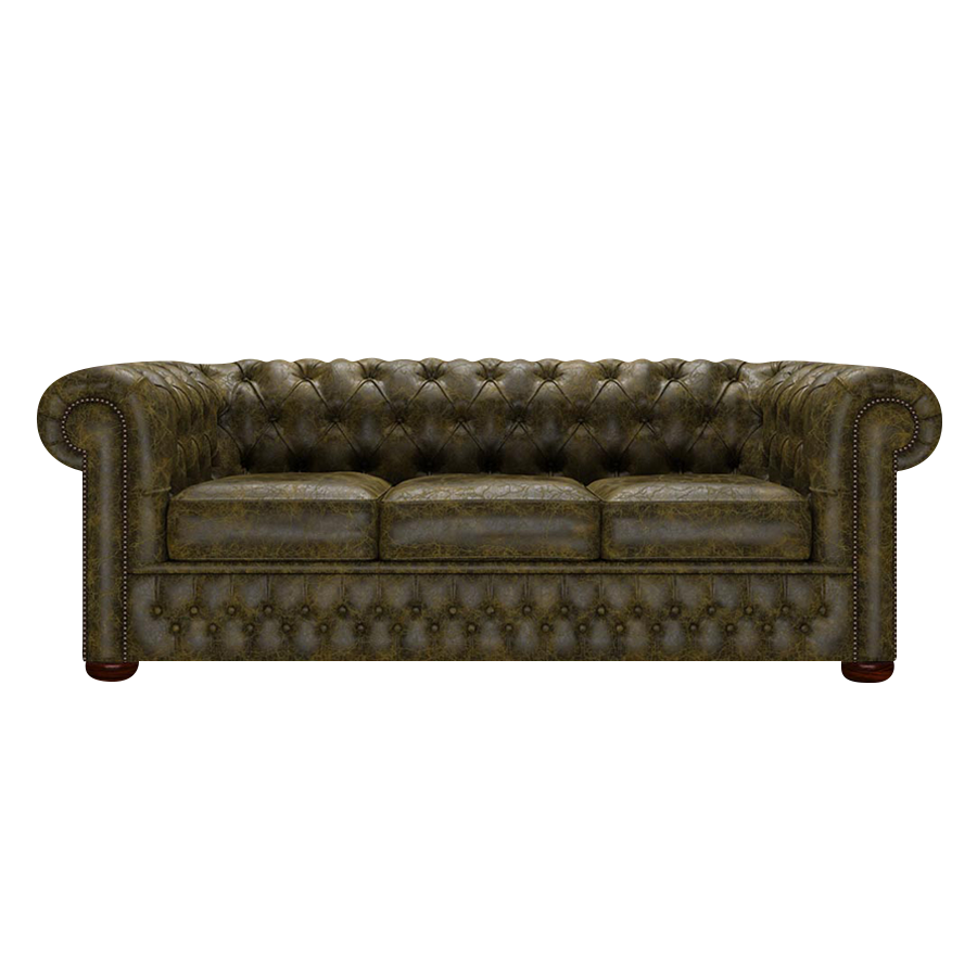 Classic 3 Sits Chesterfield Soffa Tudor Birch