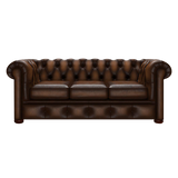 Conway 3 Sits Chesterfield Soffa Antique Autumn Tan