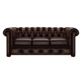 Conway 3 Sits Chesterfield Soffa Antique Brown