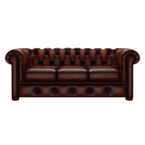 Conway 3 Sits Chesterfield Soffa Antique Chestnut