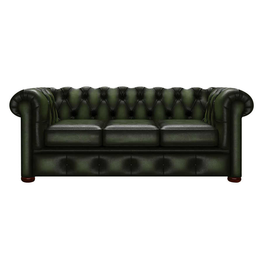 Conway 3 Sits Chesterfield Soffa Antique Green