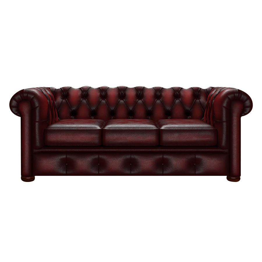 Conway 3 Sits Chesterfield Soffa Antique Red