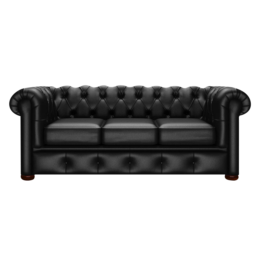 Conway 3 Sits Chesterfield Soffa Birch Black