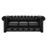 Conway 3 Sits Chesterfield Soffa Birch Black