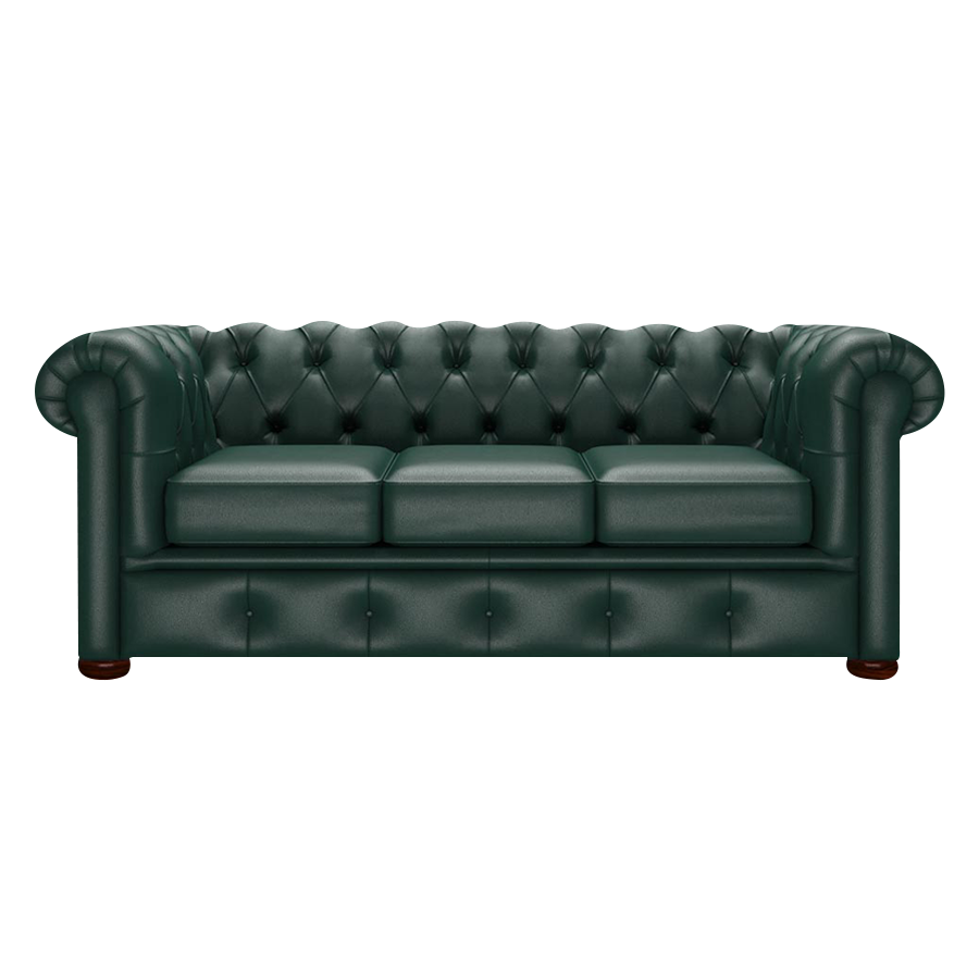 Conway 3 Sits Chesterfield Soffa Birch Forest Green