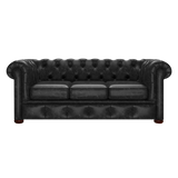 Conway 3 Sits Chesterfield Soffa Etna Black