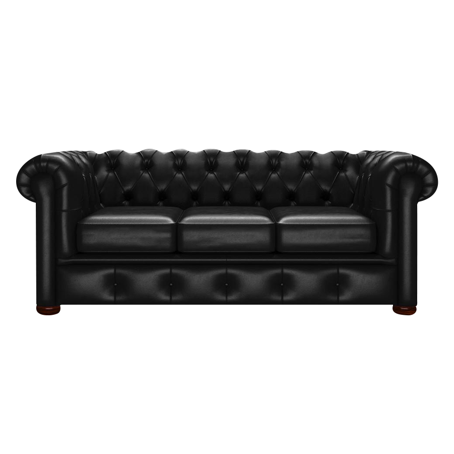 Conway 3 Sits Chesterfield Soffa Old English Black