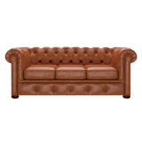 Conway 3 Sits Chesterfield Soffa Old English Bruciato