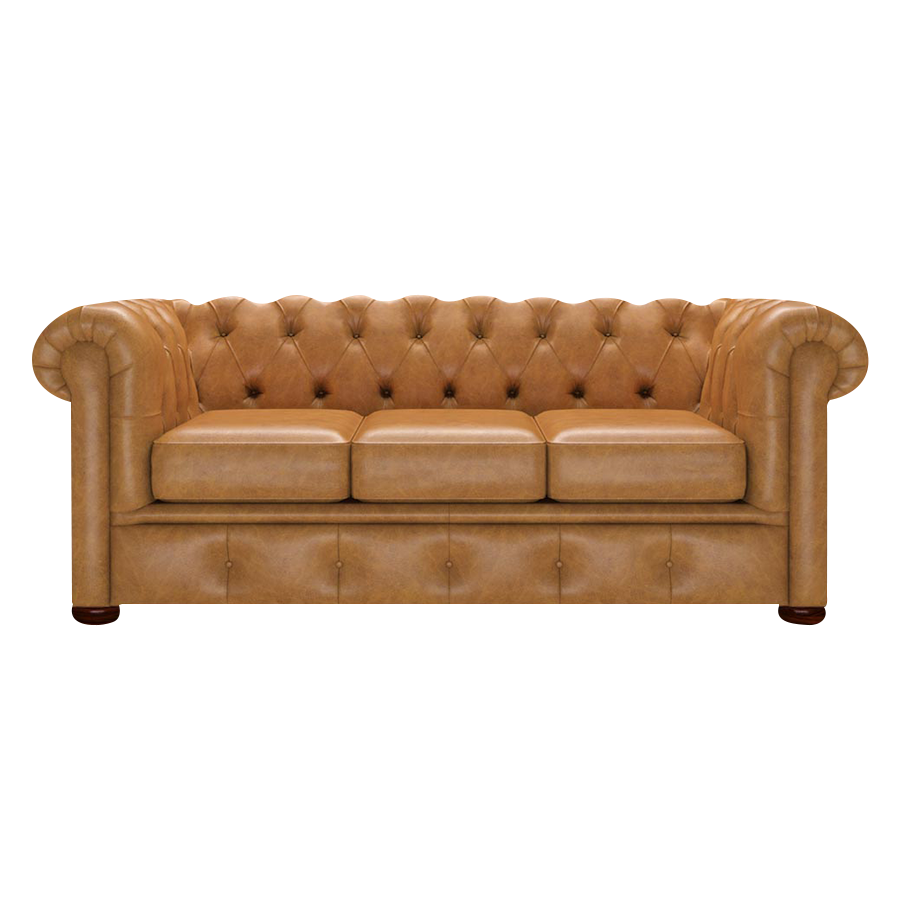 Conway 3 Sits Chesterfield Soffa Old English Buckskin