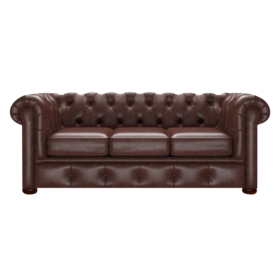 Conway 3 Sits Chesterfield Soffa Old English Dark Brown