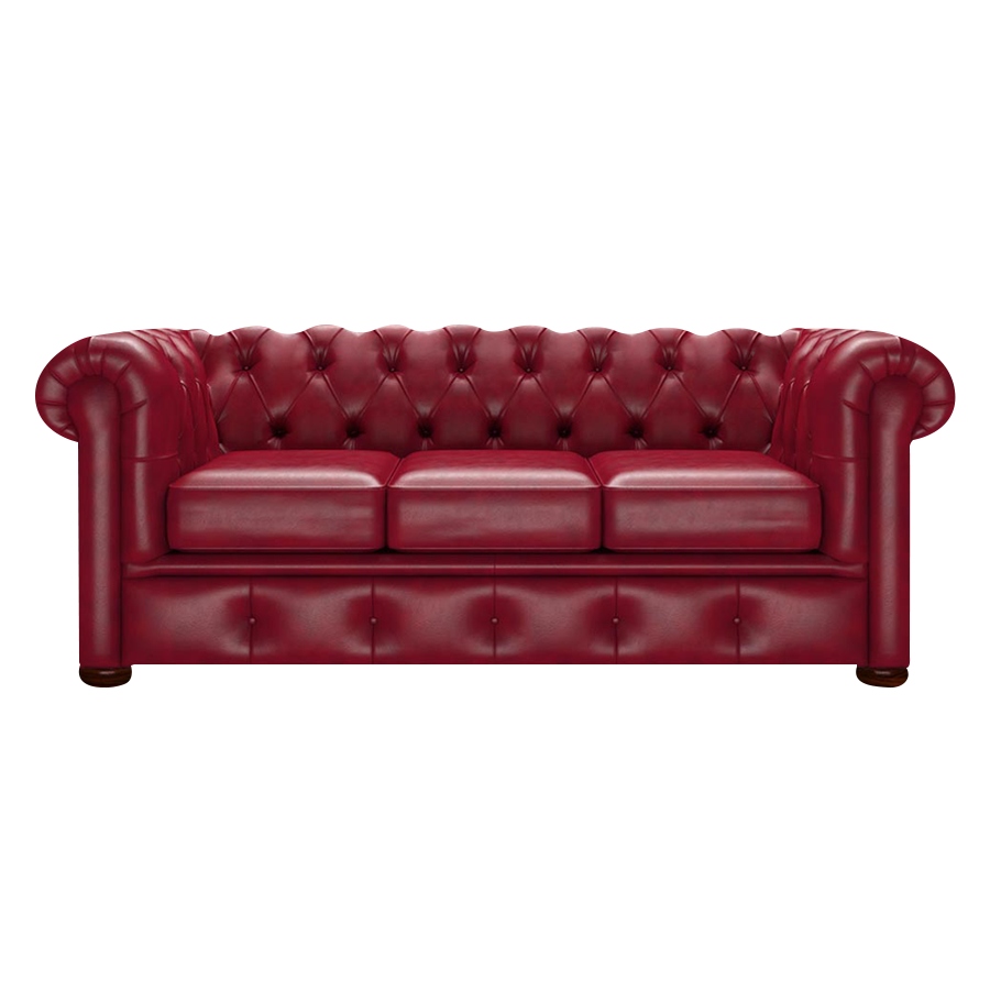 Conway 3 Sits Chesterfield Soffa Old English Gamay