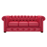 Conway 3 Sits Chesterfield Soffa Shelly Flame Red