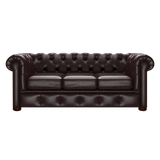 Conway 3 Sits Chesterfield Soffa Old English Smoke