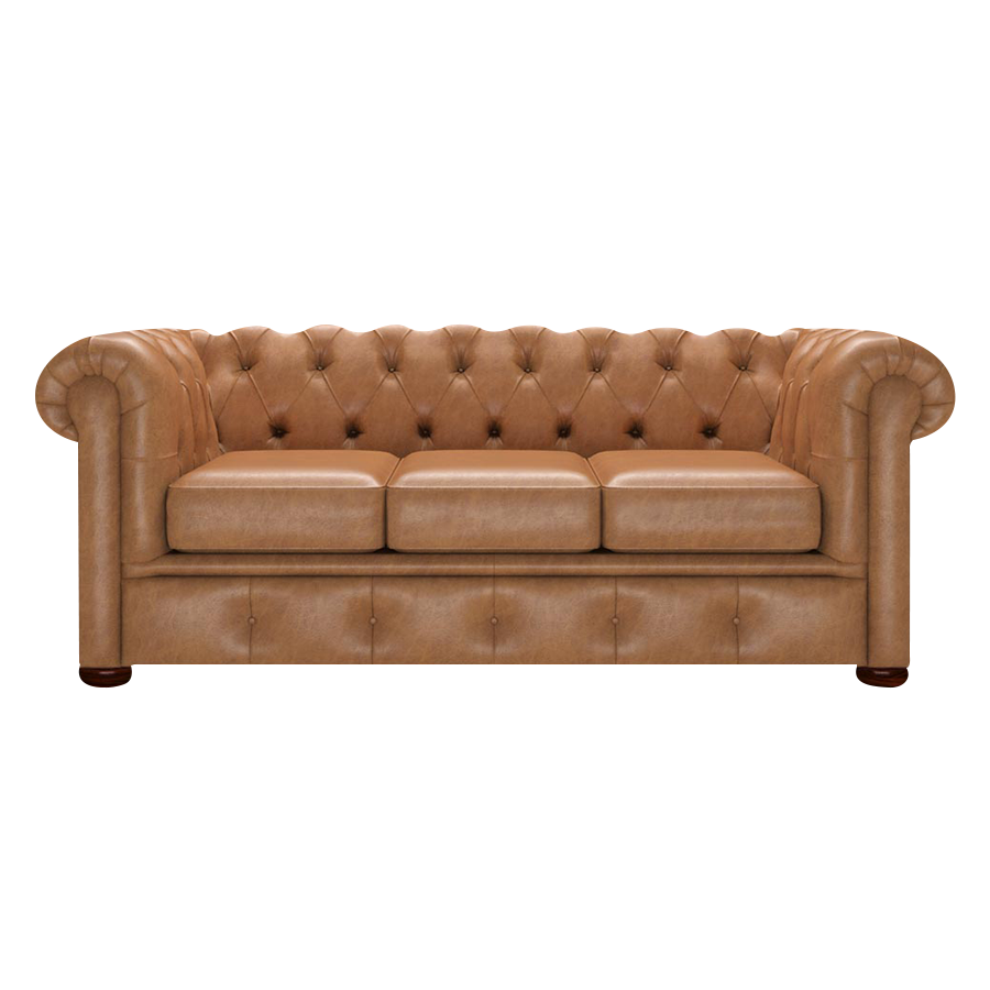 Conway 3 Sits Chesterfield Soffa Old English Tan