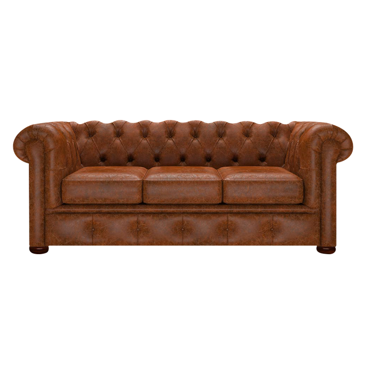 Conway 3 Sits Chesterfield Soffa Tudor Chestnut