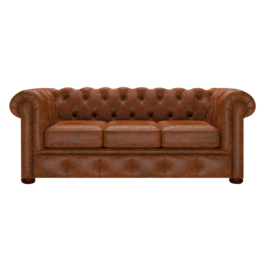 Conway 3 Sits Chesterfield Soffa Tudor Chestnut