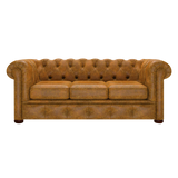 Conway 3 Sits Chesterfield Soffa Tudor Mustard
