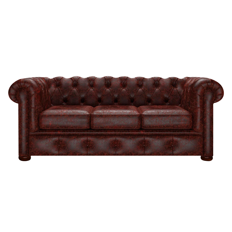 Conway 3 Sits Chesterfield Soffa Tudor Oxblood