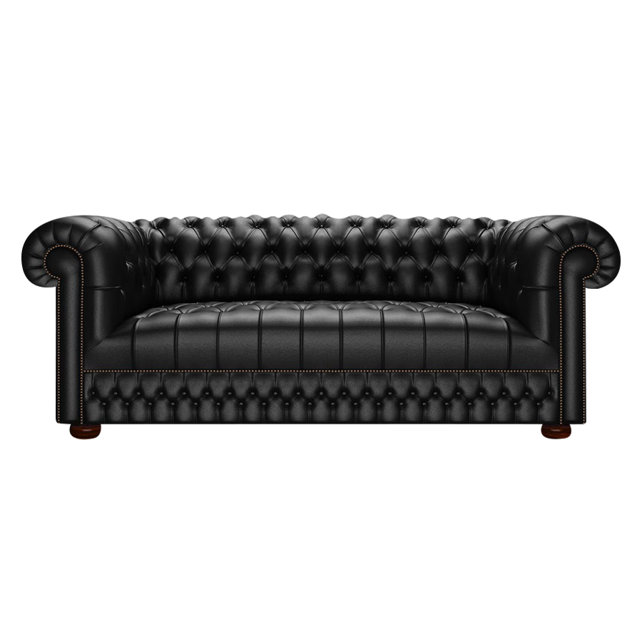 Cromwell 3 Sits Chesterfield Soffa Birch Black