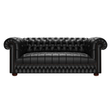 Cromwell 3 Sits Chesterfield Soffa Birch Black