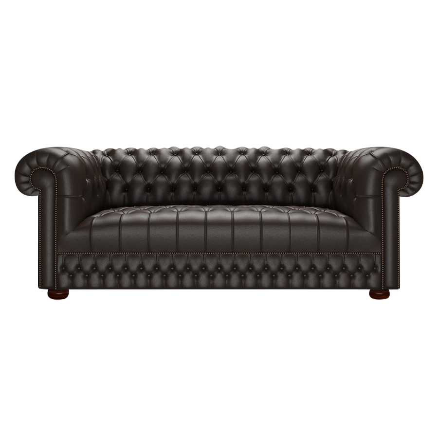 Cromwell 3 Sits Chesterfield Soffa Birch Brown