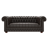 Cromwell 3 Sits Chesterfield Soffa Birch Brown