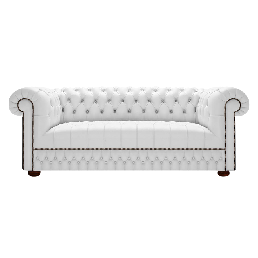 Cromwell 3 Sits Chesterfield Soffa Birch White