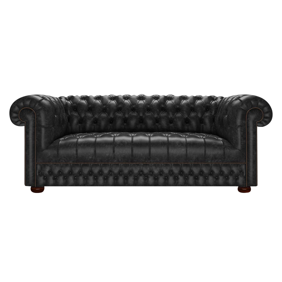 Cromwell 3 Sits Chesterfield Soffa Etna Black