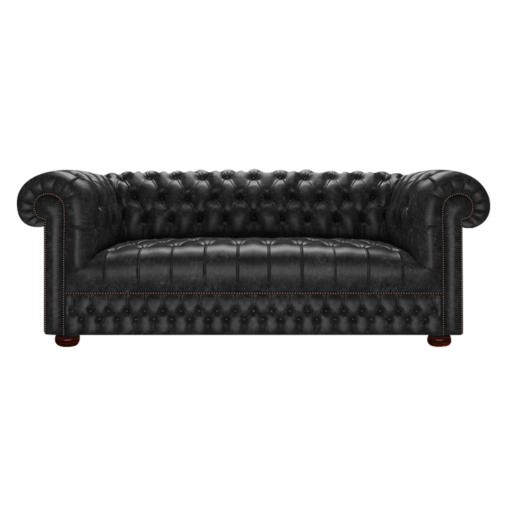 Cromwell 3 Sits Chesterfield Soffa Etna Black