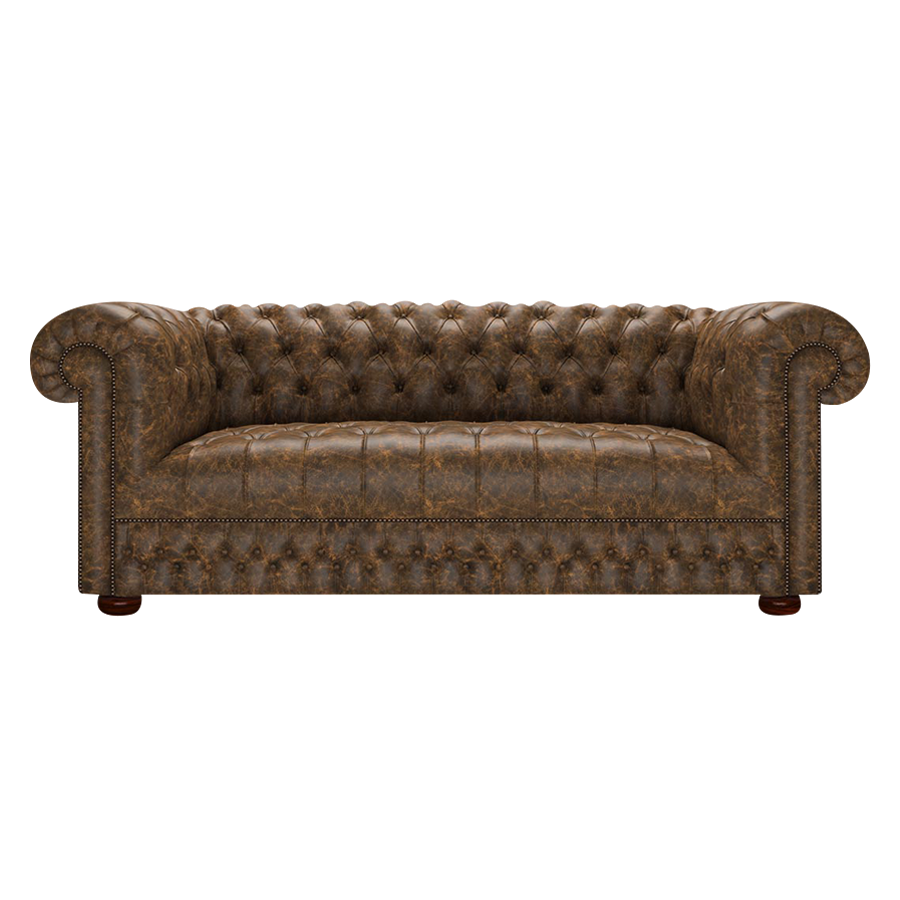 Cromwell 3 Sits Chesterfield Soffa Etna Brandy