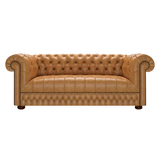 Cromwell 3 Sits Chesterfield Soffa Old English Buckskin