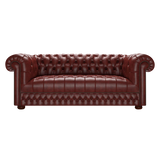 Cromwell 3 Sits Chesterfield Soffa Old English Chestnut