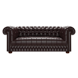 Cromwell 3 Sits Chesterfield Soffa Old English Smoke