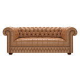 Cromwell 3 Sits Chesterfield Soffa Old English Tan