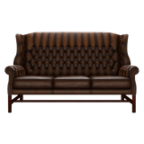 Darwin 3 Sits Chesterfield Soffa Antique Autumn Tan