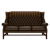 Darwin 3 Sits Chesterfield Soffa Antique Gold