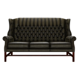 Darwin 3 Sits Chesterfield Soffa Antique Olive