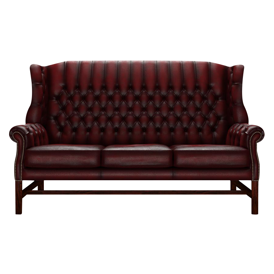 Darwin 3 Sits Chesterfield Soffa Antique Red
