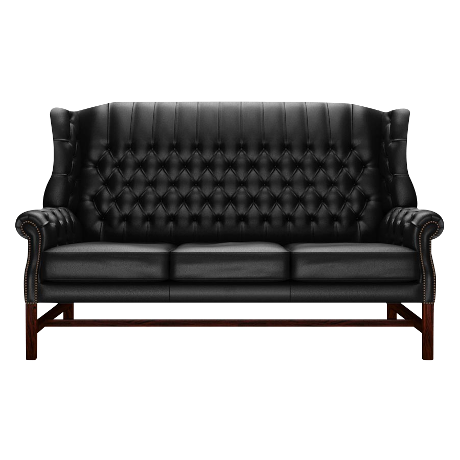 Darwin 3 Sits Chesterfield Soffa Birch Black