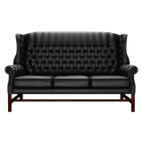 Darwin 3 Sits Chesterfield Soffa Birch Black