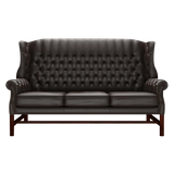 Darwin 3 Sits Chesterfield Soffa Birch Brown