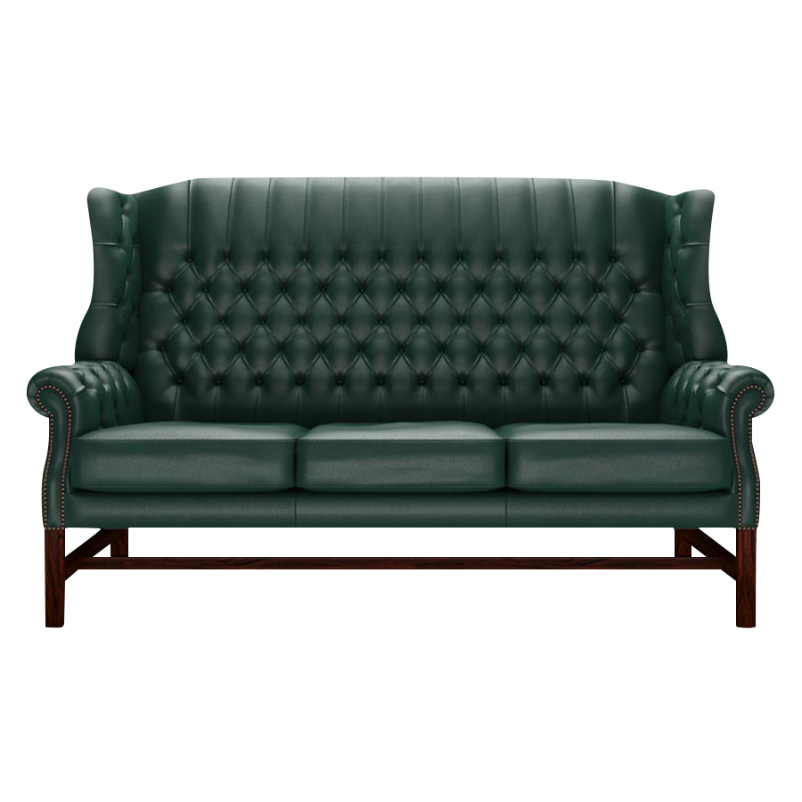 Darwin 3 Sits Chesterfield Soffa Birch Forest Green