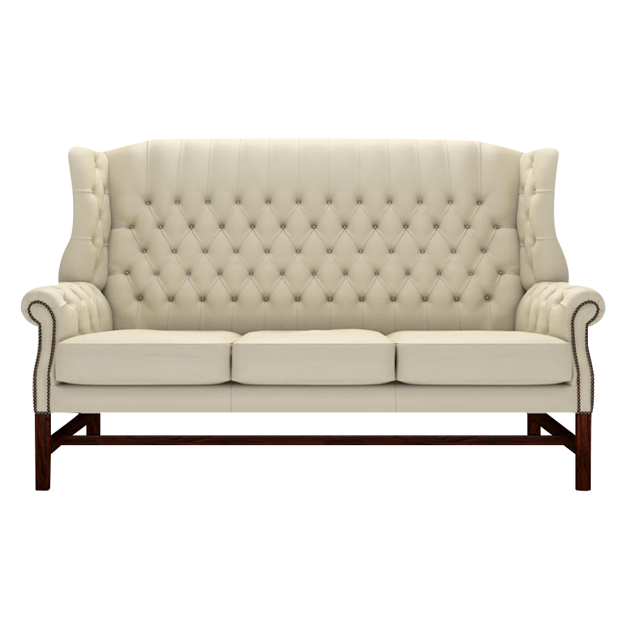 Darwin 3 Sits Chesterfield Soffa Birch Ivory
