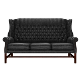 Darwin 3 Sits Chesterfield Soffa Etna Black