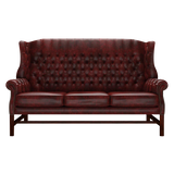 Darwin 3 Sits Chesterfield Soffa Etna Red