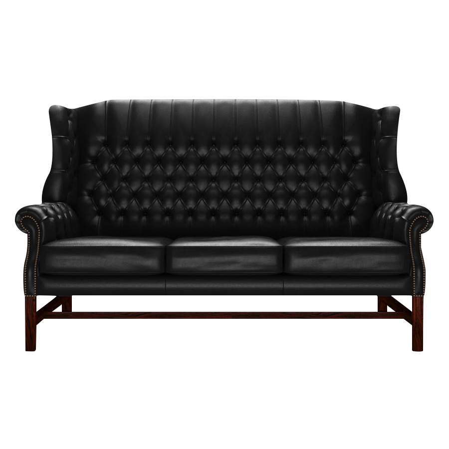 Darwin 3 Sits Chesterfield Soffa Old English Black