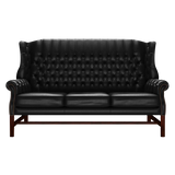 Darwin 3 Sits Chesterfield Soffa Old English Black