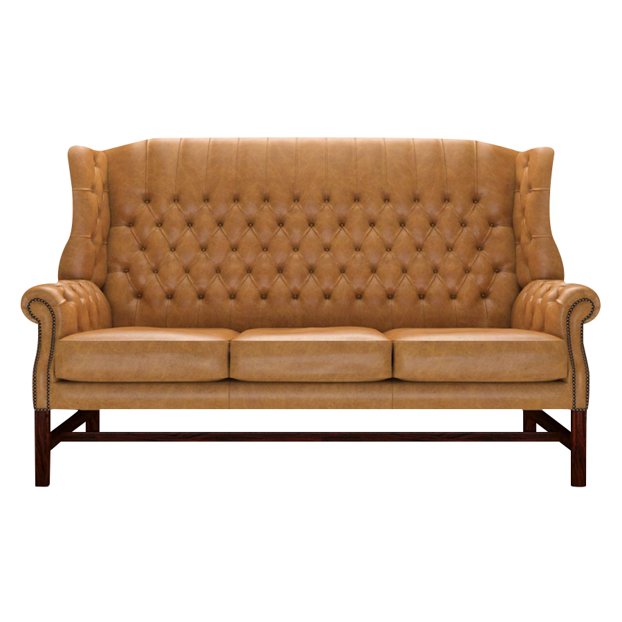 Darwin 3 Sits Chesterfield Soffa Old English Buckskin