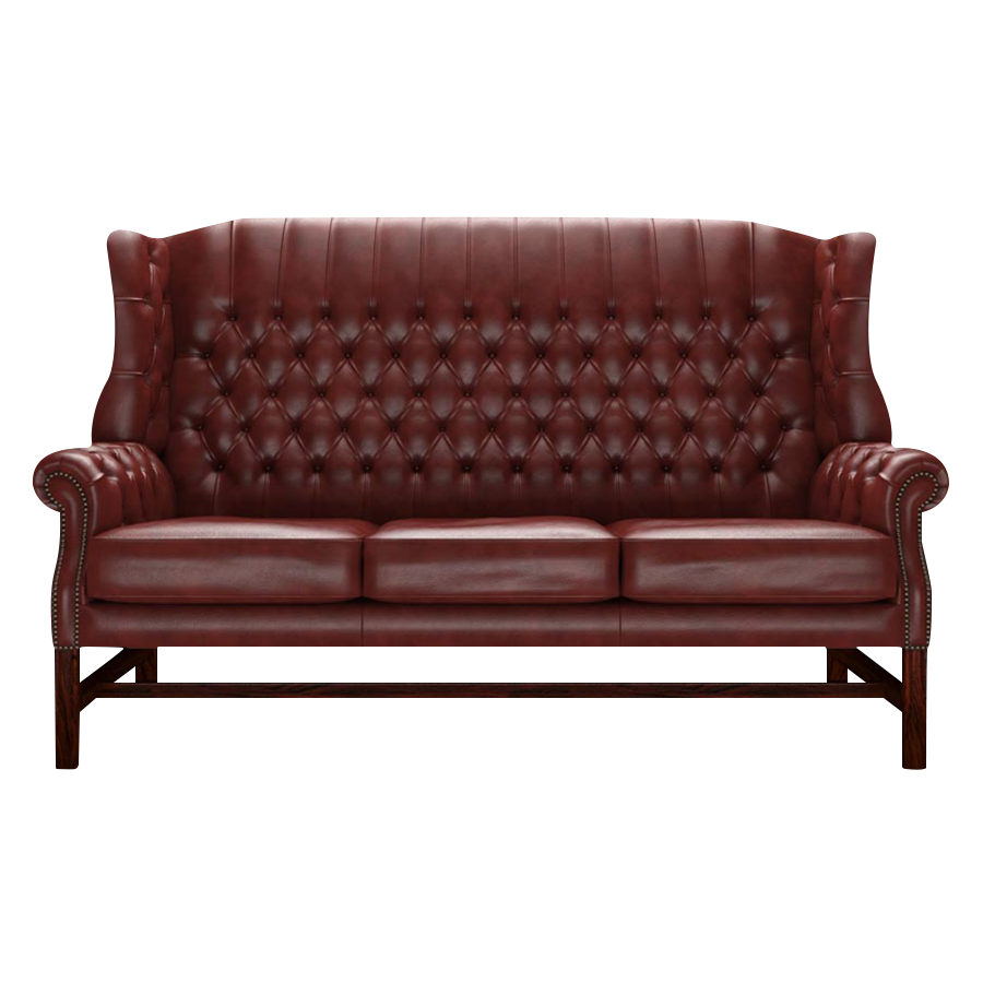 Darwin 3 Sits Chesterfield Soffa Old English Chestnut