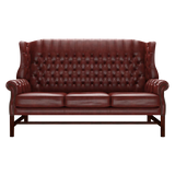 Darwin 3 Sits Chesterfield Soffa Old English Chestnut